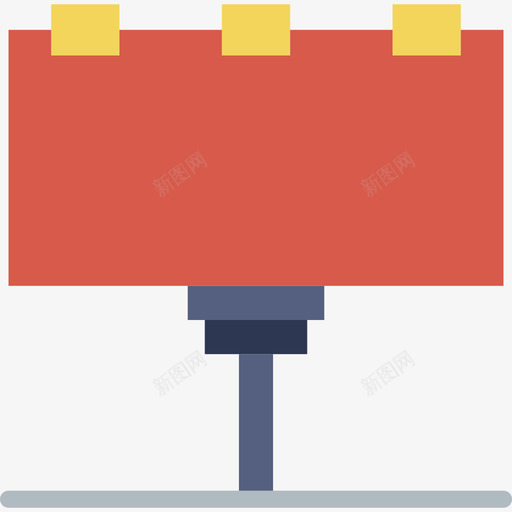 广告牌城市景观公寓图标svg_新图网 https://ixintu.com 公寓 城市景观 广告牌