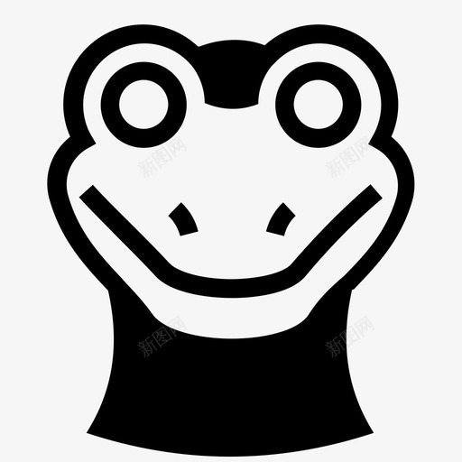 壁虎壁虎脸壁虎头图标svg_新图网 https://ixintu.com 壁虎 壁虎图标 壁虎头 壁虎脸 蜥蜴 蜥蜴脸