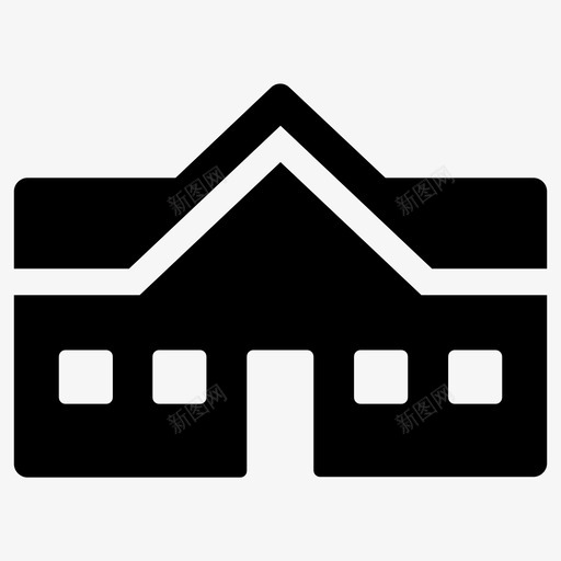 住宅住宿主页图标svg_新图网 https://ixintu.com 主页 住宅 住宿