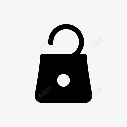 挂锁安全安保图标svg_新图网 https://ixintu.com 安保 安全 工具和器具 挂锁