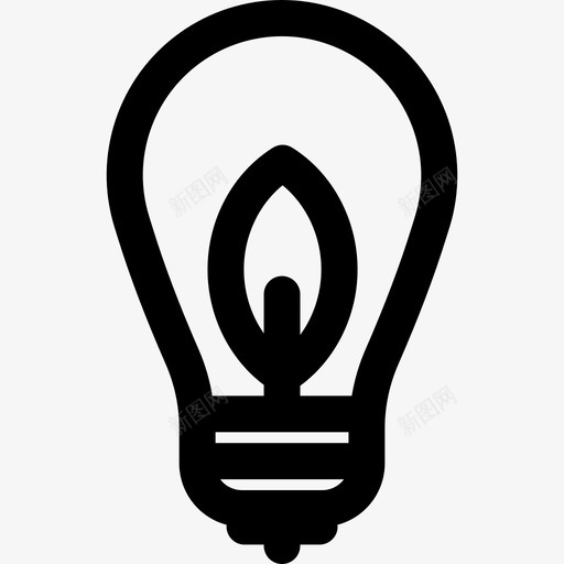 灯泡世界环境日3线性图标svg_新图网 https://ixintu.com 世界环境日3 灯泡 线性