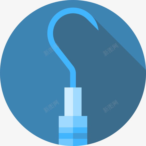牙周刮除器牙科护理6扁平图标svg_新图网 https://ixintu.com 扁平 牙周刮除器 牙科护理6