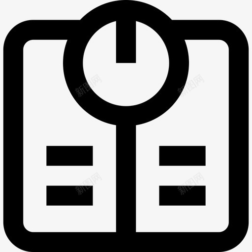 磅秤漂亮的4线性图标svg_新图网 https://ixintu.com 漂亮的4 磅秤 线性