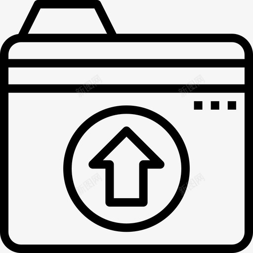 文件夹web宿主2线性图标svg_新图网 https://ixintu.com web宿主2 文件夹 线性