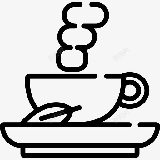 茶日本15直系图标svg_新图网 https://ixintu.com 日本15 直系 茶