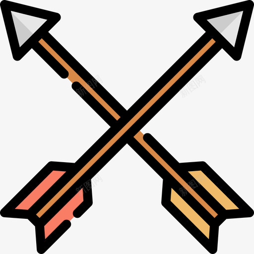 箭头维京人3线颜色图标svg_新图网 https://ixintu.com 箭头 线颜色 维京人3