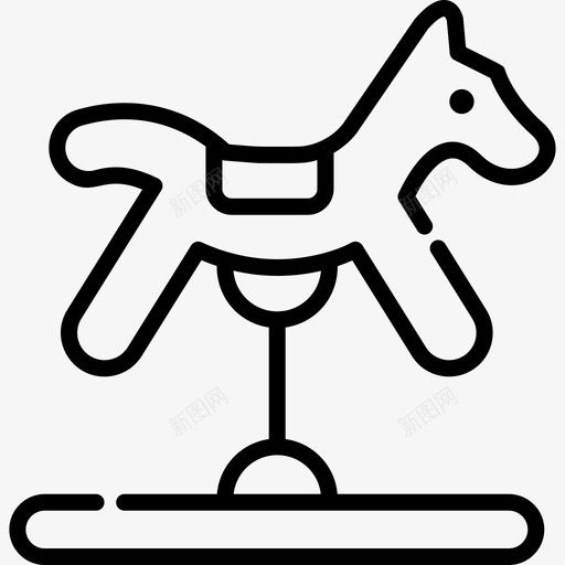 玩具游乐场12线性图标svg_新图网 https://ixintu.com 游乐场12 玩具 线性