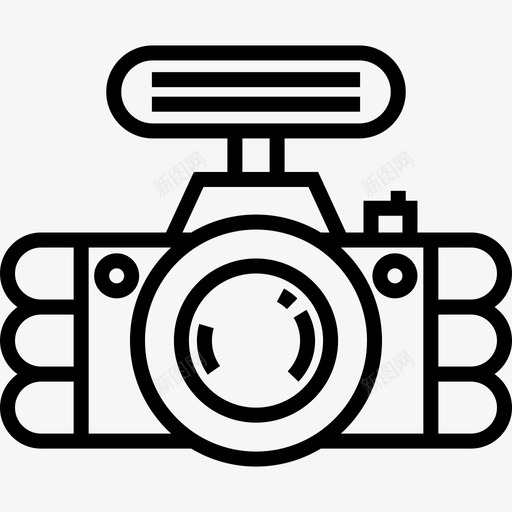 照相摄像机航海水手4图标svg_新图网 https://ixintu.com 摄像机 照相 线性 航海水手4
