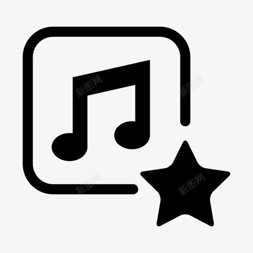 最喜爱的歌曲库音乐图标svg_新图网 https://ixintu.com 库 最喜爱的歌曲 音乐 音乐集1 音符
