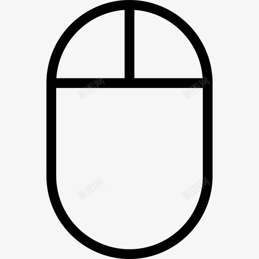 鼠标接口集线性图标svg_新图网 https://ixintu.com 接口集 线性 鼠标