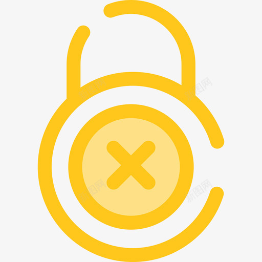 锁用户5黄色图标svg_新图网 https://ixintu.com 用户5 锁 黄色