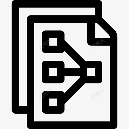 组织团队合作13直线型图标svg_新图网 https://ixintu.com 团队合作13 直线型 组织
