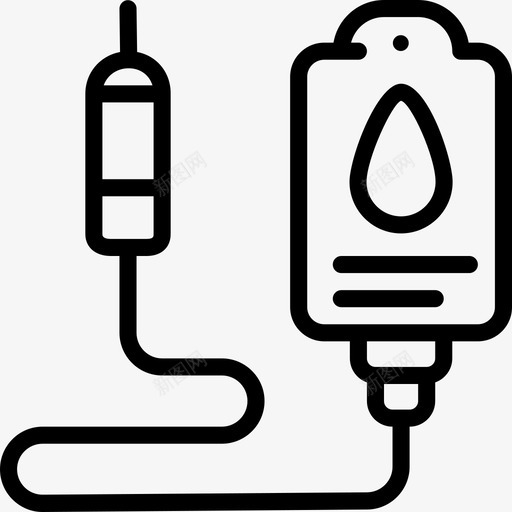 输血医疗保健直系图标svg_新图网 https://ixintu.com 医疗保健 直系 输血