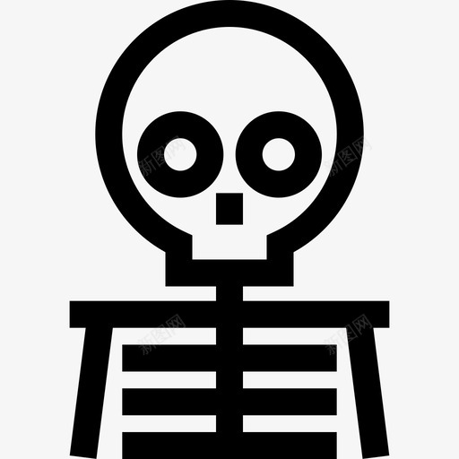 骨骼医学41线性图标svg_新图网 https://ixintu.com 医学41 线性 骨骼