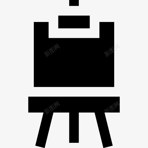 画架绘画工具3填充图标svg_新图网 https://ixintu.com 填充 画架 绘画工具3