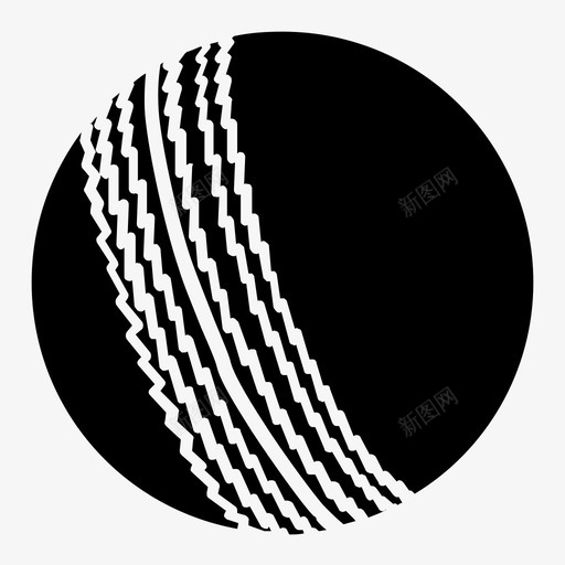 板球硬球皮革球图标svg_新图网 https://ixintu.com 实心球 板球 板球字形图标 皮革球 硬球