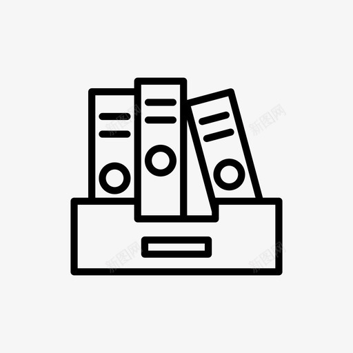 文件柜上的文件存档数据图标svg_新图网 https://ixintu.com 业务图标 存档 数据 文件夹 文件柜上的文件 文档