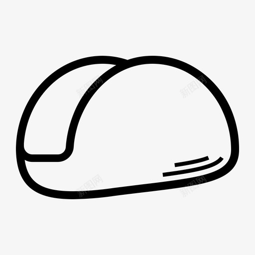 玉米饼壳食物图标svg_新图网 https://ixintu.com 玉米饼壳 食物