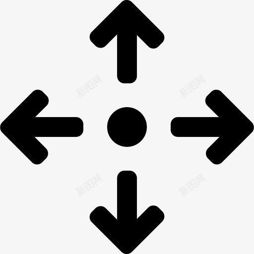移动指针3实心图标svg_新图网 https://ixintu.com 实心 指针3 移动