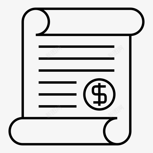 文件税务财务图标svg_新图网 https://ixintu.com 文件 税务 财务