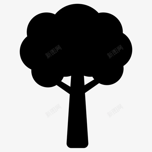 树木绿色自然图标svg_新图网 https://ixintu.com 树木 植物树 绿色 自然 自然树叶生态园林天然林