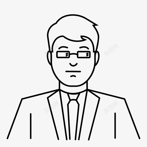 商人兄弟受过教育图标svg_新图网 https://ixintu.com 兄弟 受过教育 商人 网络 西装