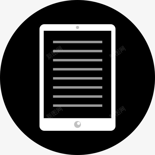 Ipad教育31平板电脑图标svg_新图网 https://ixintu.com Ipad 平板电脑 教育31