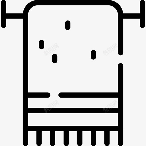 毛巾水疗保健直系图标svg_新图网 https://ixintu.com 毛巾 水疗保健 直系