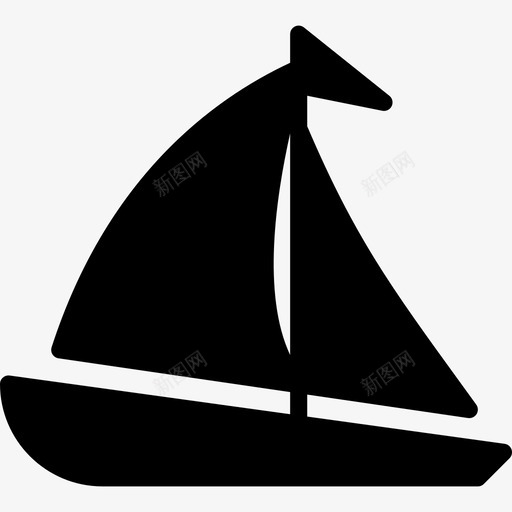 18号运输机满载帆船图标svg_新图网 https://ixintu.com 18号运输机满载帆船