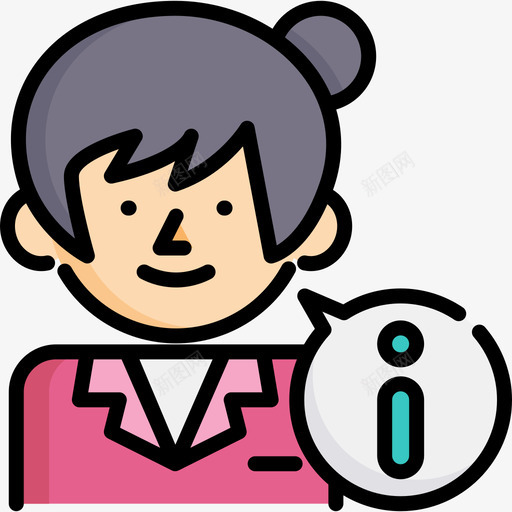 信息购物中心7线性颜色图标svg_新图网 https://ixintu.com 信息 线性颜色 购物中心7