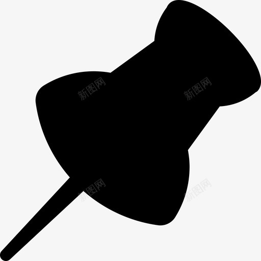 别针办公室36填充图标svg_新图网 https://ixintu.com 别针 办公室36 填充