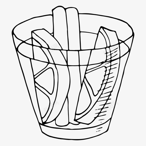 熟酒饮料鸡尾酒图标svg_新图网 https://ixintu.com 手绘 熟酒 饮料 鸡尾酒