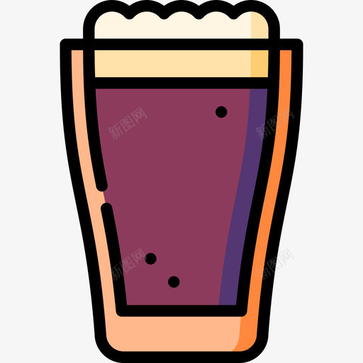 品脱啤酒圣帕特里克第11天原色图标svg_新图网 https://ixintu.com 原色 品脱啤酒 圣帕特里克第11天
