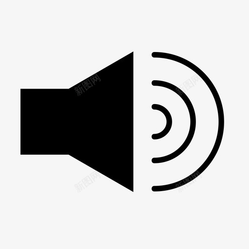 扬声器音频音乐播放器图标svg_新图网 https://ixintu.com 声音 扬声器 技术 音乐播放器 音频