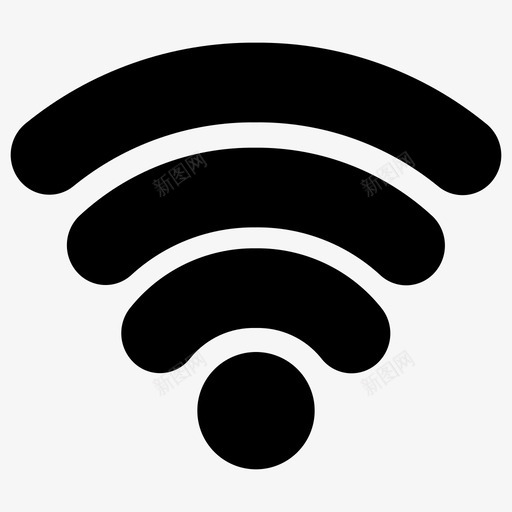 wifi连接酒店图标svg_新图网 https://ixintu.com wifi 互联网 网络 连接 酒店
