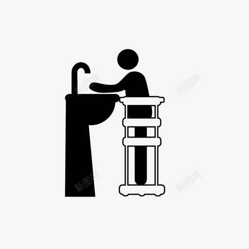 洗手残疾人移动设备图标svg_新图网 https://ixintu.com up 残疾人 残疾人移动设备 洗手 理疗 移动设备