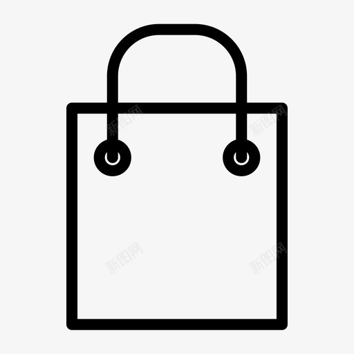购物袋采购销售图标svg_新图网 https://ixintu.com 网页设计 艺术设计 购物袋 采购 销售