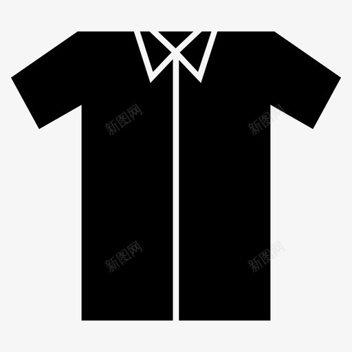 正式衬衫2件服装时尚图标svg_新图网 https://ixintu.com 时尚 服装 正式衬衫2件 男士