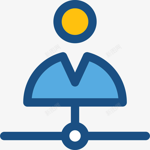 用户网络和通信双色图标svg_新图网 https://ixintu.com 双色 用户 网络和通信