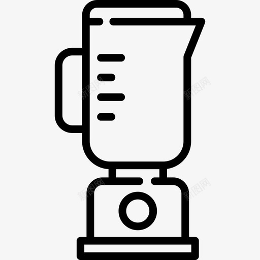 搅拌机健身房直线式图标svg_新图网 https://ixintu.com 健身房 搅拌机 直线式