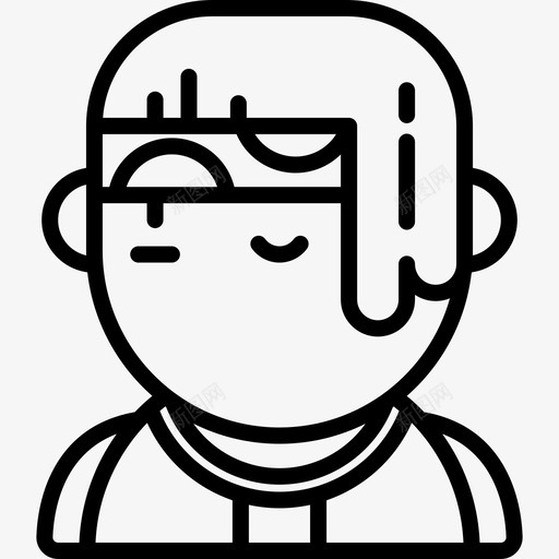 男孩卡瓦伊化身直系人图标svg_新图网 https://ixintu.com 卡瓦伊化身 男孩 直系人