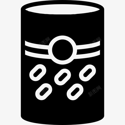 豆厨房用品2填充图标svg_新图网 https://ixintu.com 厨房用品2 填充 豆