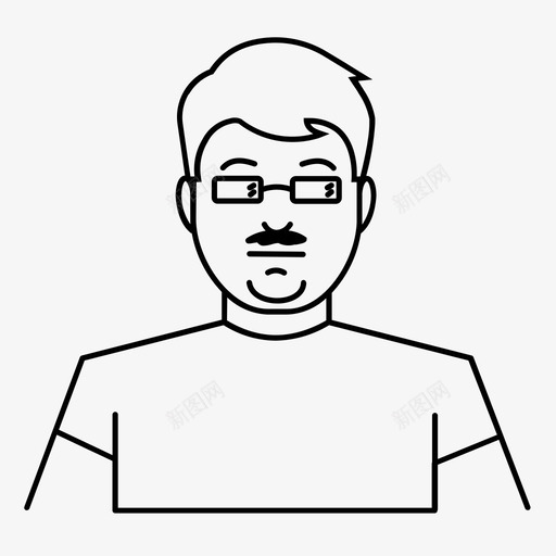 男人大个子爸爸图标svg_新图网 https://ixintu.com 大个子 头发 普通人 爸爸 男人 胡子 陛下