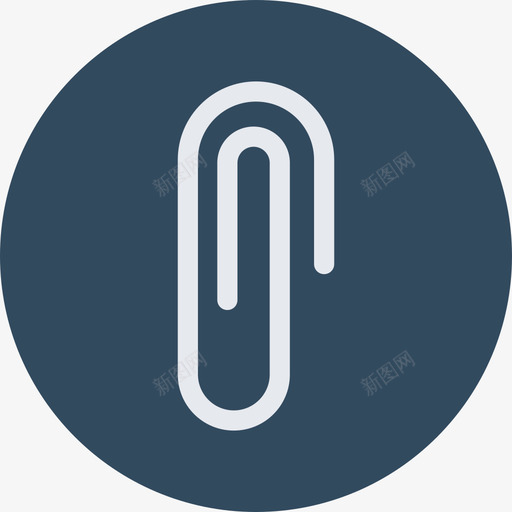 回形针网络和网络4圆形图标svg_新图网 https://ixintu.com 回形针 圆形 网络和网络4