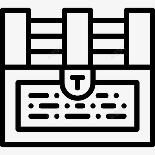 胸部中世纪2直纹图标svg_新图网 https://ixintu.com 中世纪2 直纹 胸部