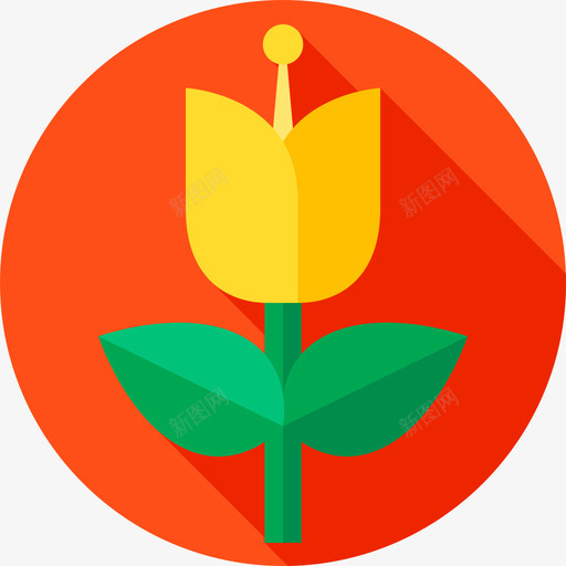 花自然10平坦图标svg_新图网 https://ixintu.com 平坦 自然10 花