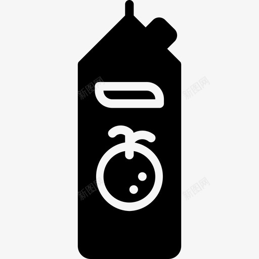 橙汁厨房用品2装满图标svg_新图网 https://ixintu.com 厨房用品2 橙汁 装满