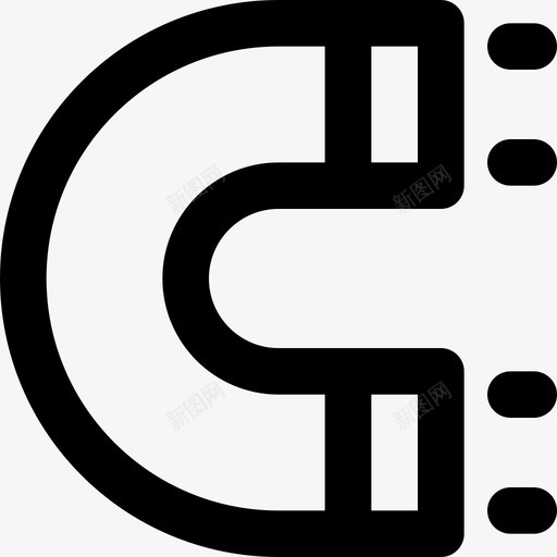 磁铁要领4提纲图标svg_新图网 https://ixintu.com 提纲 磁铁 要领4