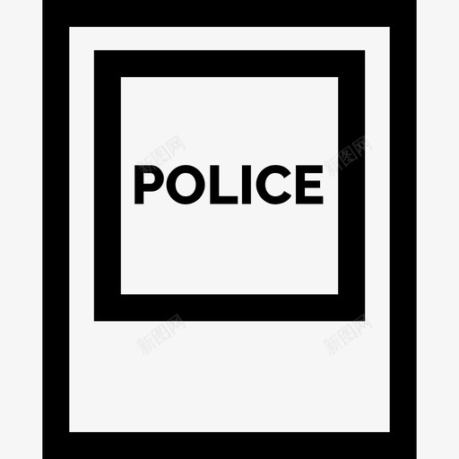 警察局交通标志6直线图标svg_新图网 https://ixintu.com 交通标志6 直线 警察局