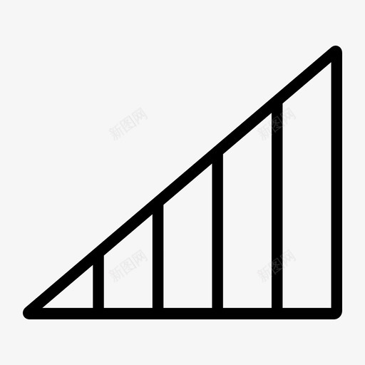 信号电平强图标svg_新图网 https://ixintu.com 信号 强 电平 移动电话